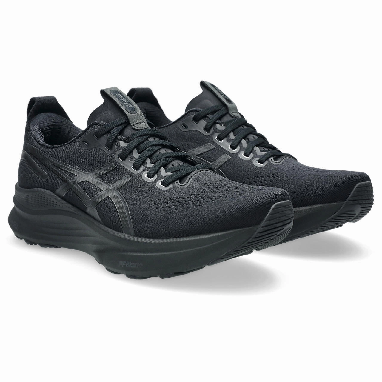 pronated foot shoe correction Thermoregulating Insoles Men's Gel-Kayano 32 Running Shoes Black / Graphite Grey