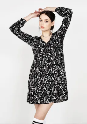 Earth Magick Mini Dress Practical work-to-play piece Day Romance