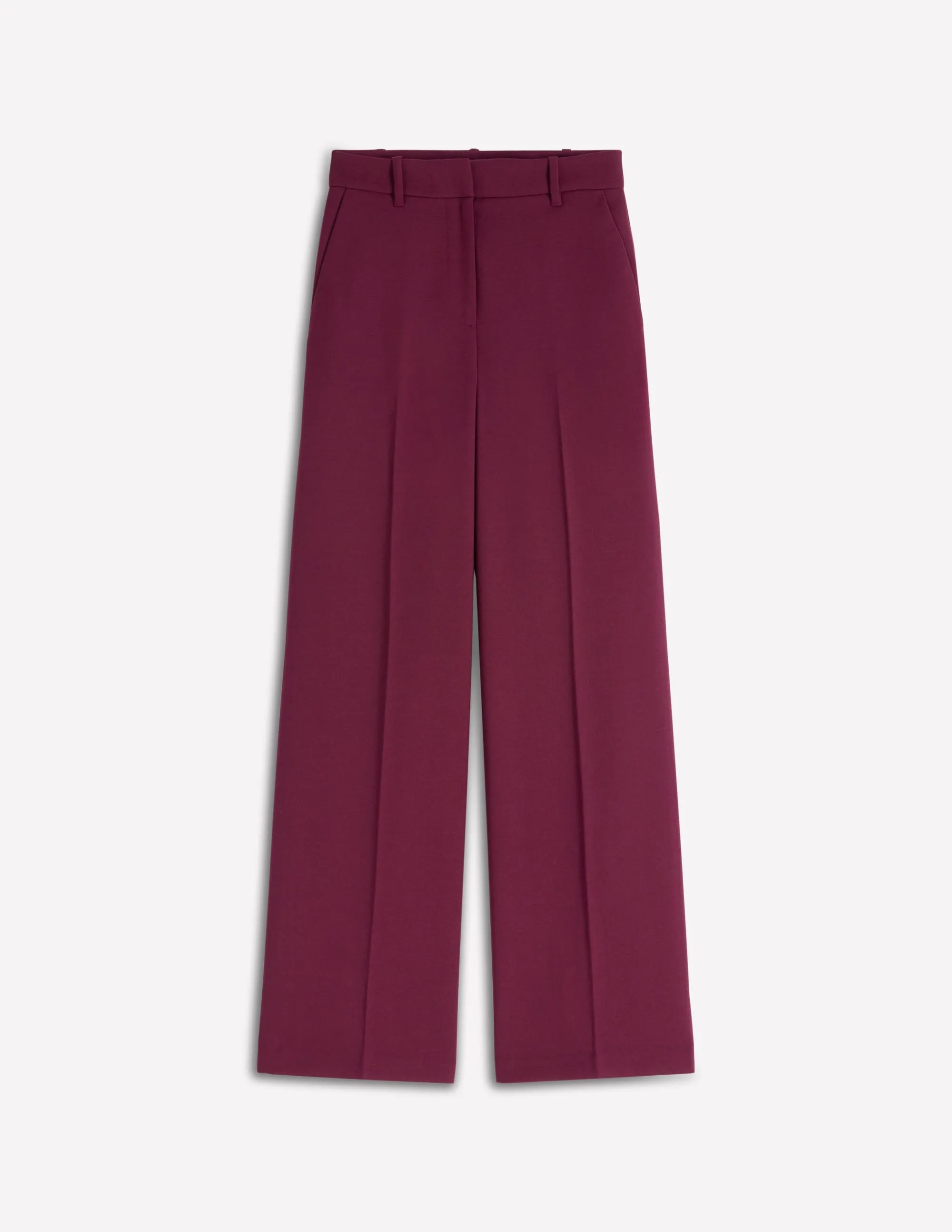 Belgravia Tailored Trousers-Deep Wisteria Layered Panel Design