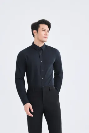 Supreme Cotton-Yak Twill Dress Shirt | Navy 0373DK Cocktail Event Boho chic