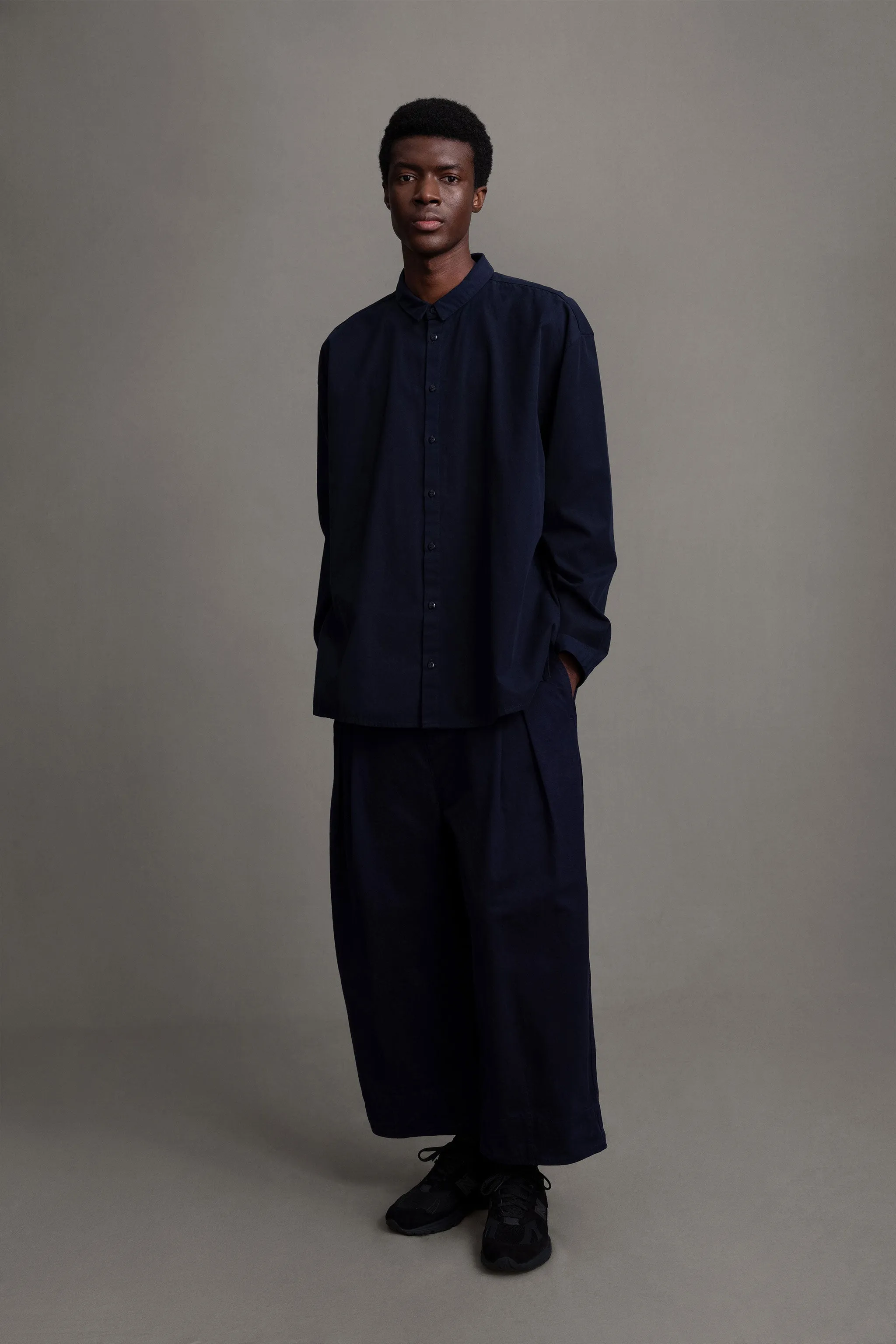 THE DRAUGHTSMAN SHIRT / FINE CANVAS INK Trend-Driven Eco Friendly Production