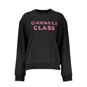 Cavalli Class Cotton Women's Sweater Comfy and Stylish High Neckline