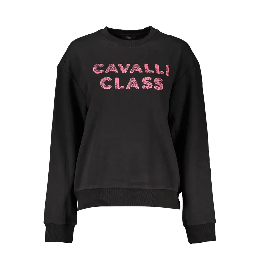 Cavalli Class Cotton Women's Sweater Comfy and Stylish High Neckline