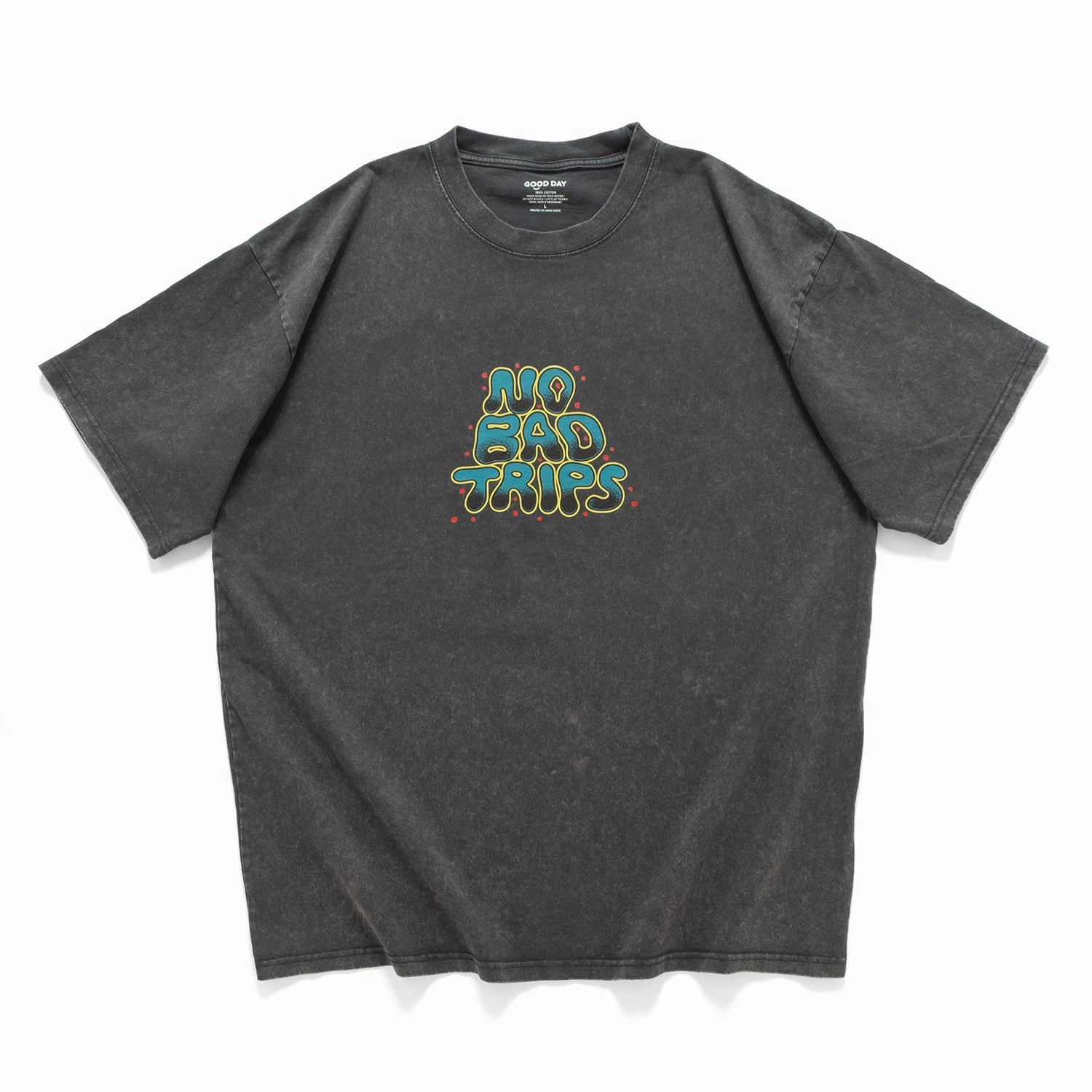 (ZT1754) No Bad Trips Graphic Tee Winter Layer