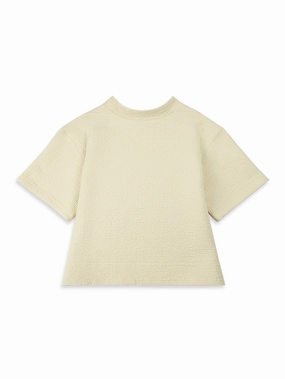 Oeko Tex Certified Mock Neck Boxy Top