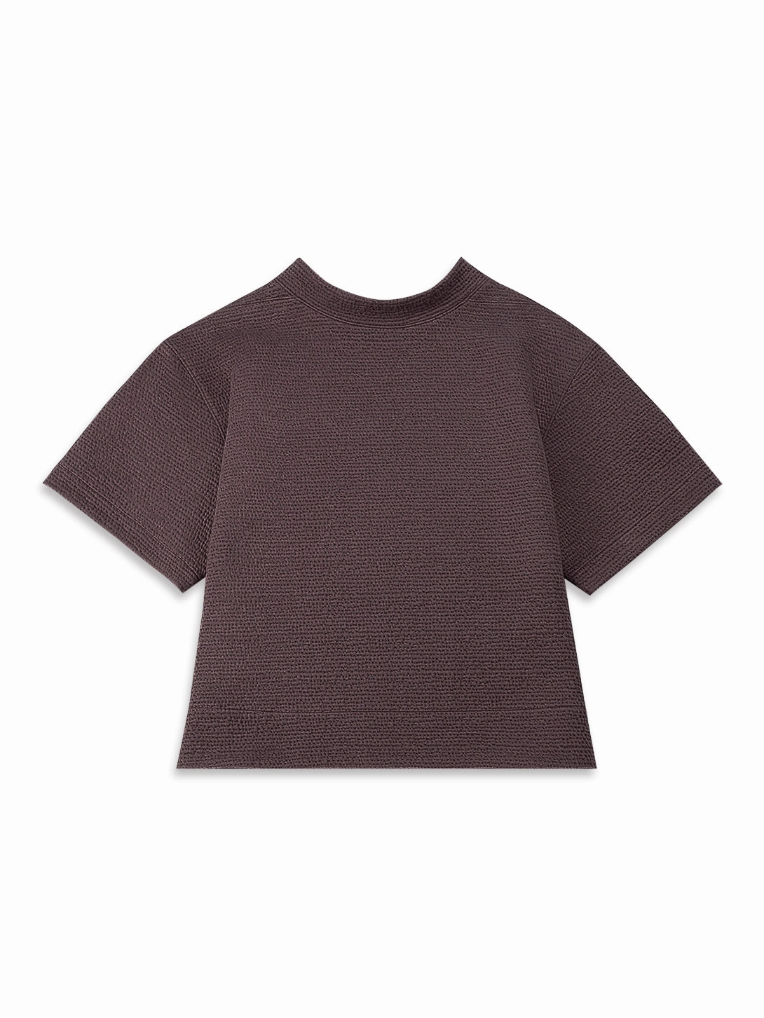 Mock Neck Boxy Top Perfect for Outdoors