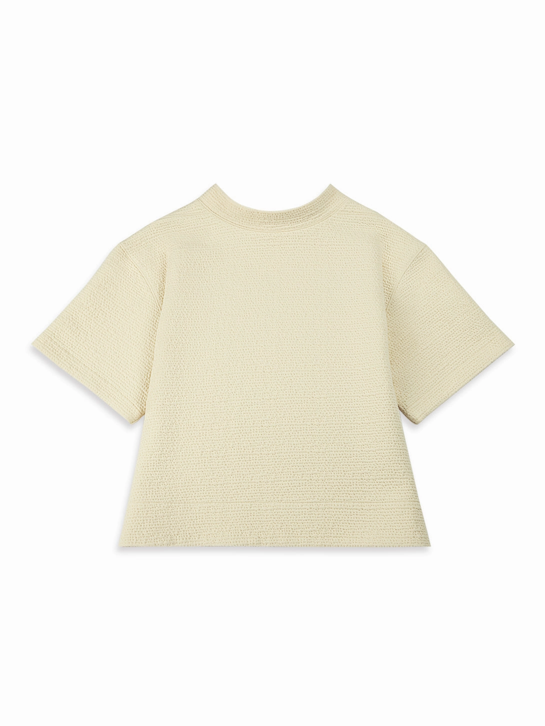 Mock Neck Boxy Top Chic Look
