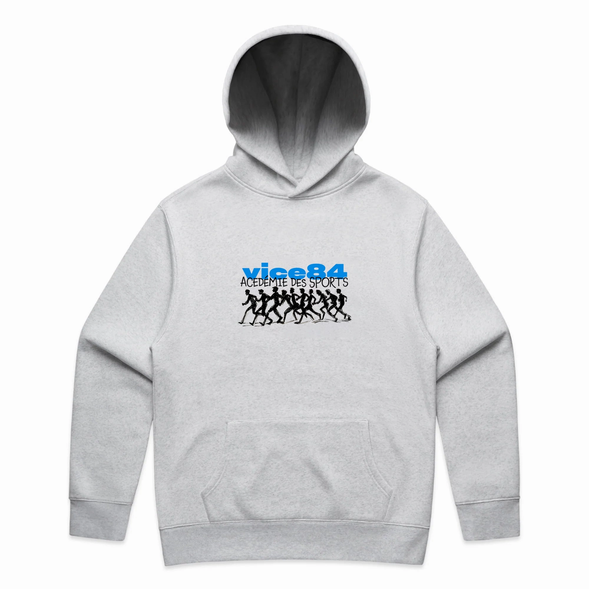 City Edge Vice 84 'Runners' Hoodie - Ash Grey