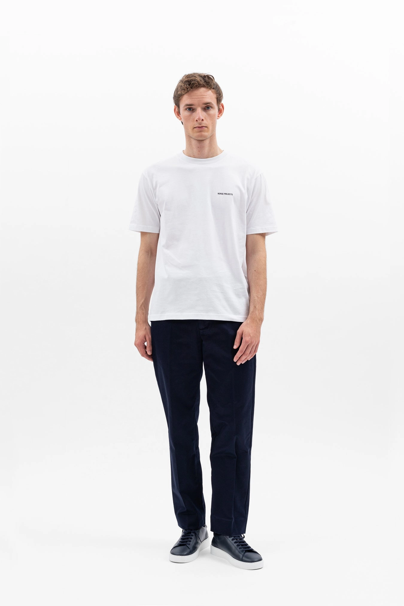 LongLastingColor Holiday Outfit Style Johannes Organic NORSE Logo T-Shirt