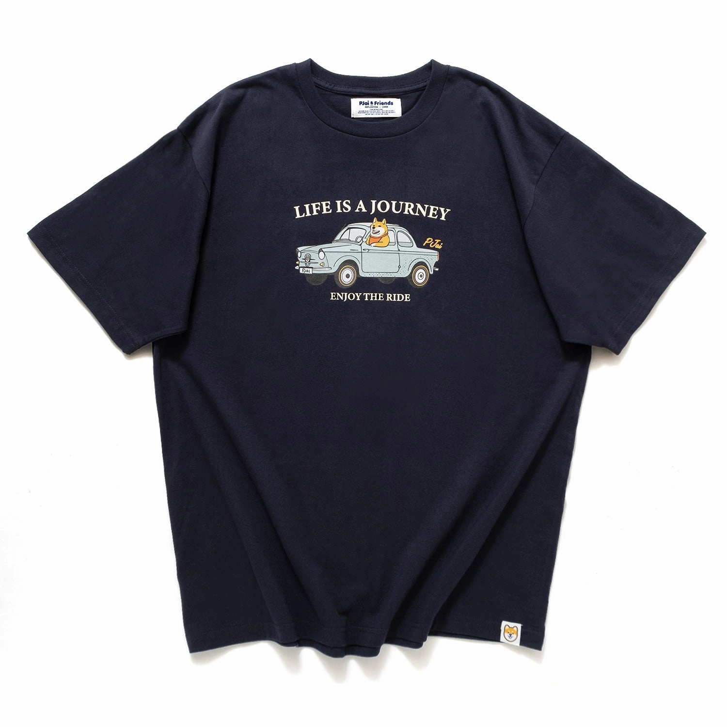 (ZT838) Life is a Journey Graphic Tee Daily Casual Comfortable Layer