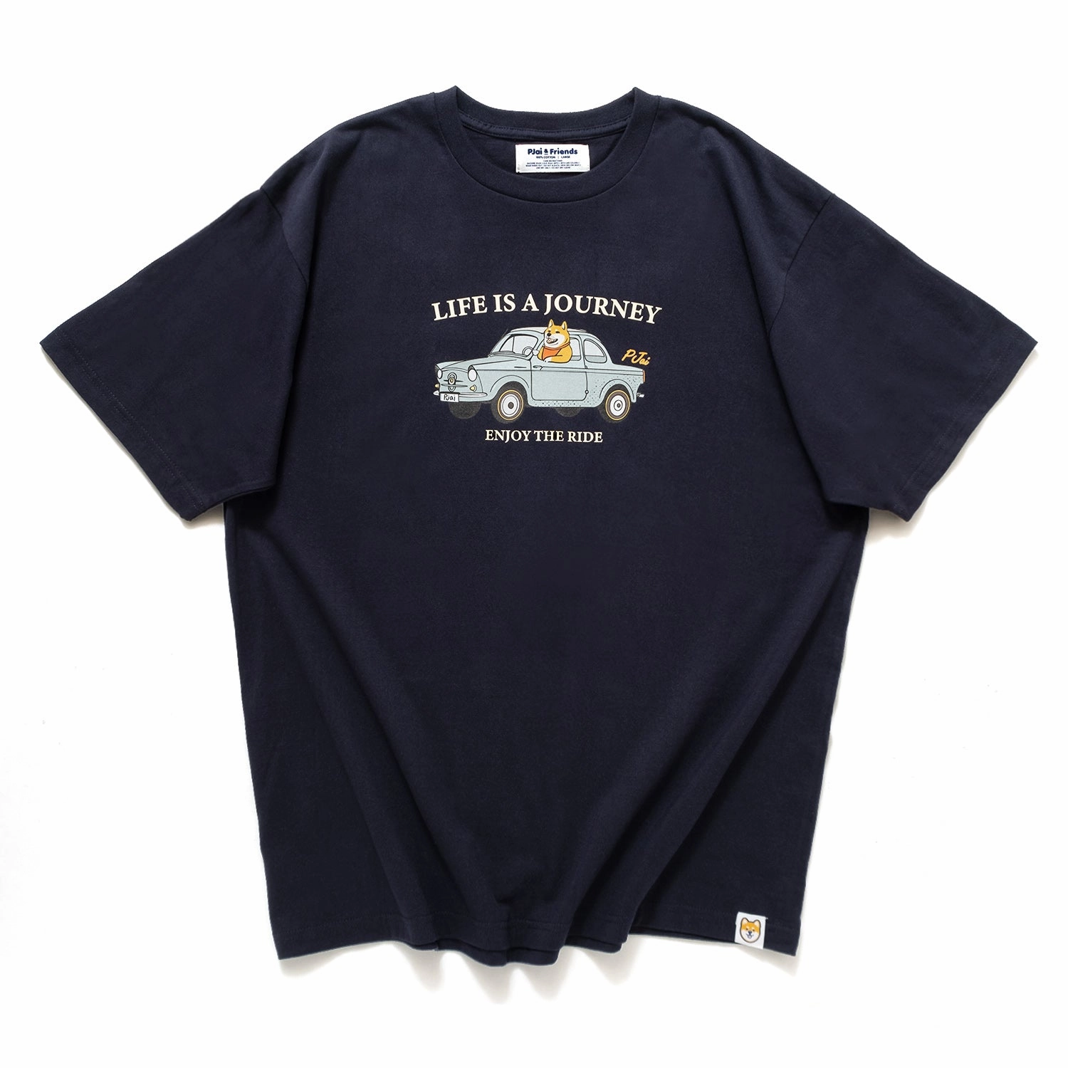 (ZT838) Life is a Journey Graphic Tee Thermoregulating Fabric Breathable Design