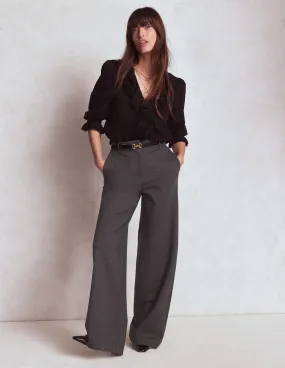 Warm Fit Soft Performance Belgravia Ponte Trousers-Charcoal Grey