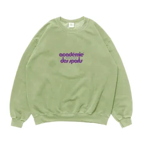 Vice 84 'Club Acad??mie' Vintage Washed Sweater - Pistachio Cozy Wearable