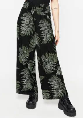 Perfect Fit Water Repellent Coating Fern Flowy Trousers