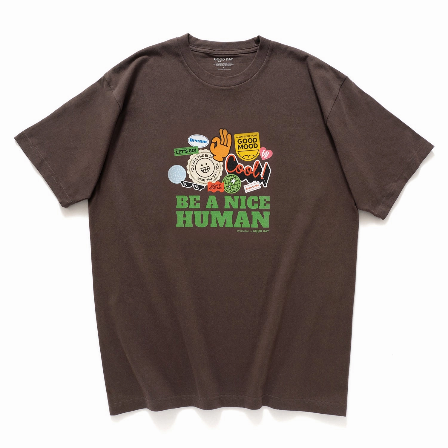 Thermal Regulating Layer Breathable Look (ZT1188) Be A Nice Human Graphic Tee