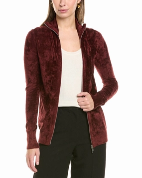 Lafayette 148 New York Relaxed Jacket Flexible Design Layering Knit
