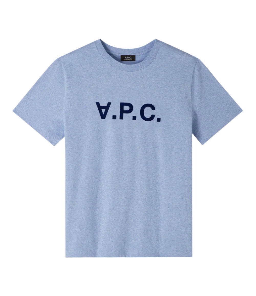 Ecru Bleu Ciel Standard Grand Vpc Gots T-Shirt Chic Vibe Unique Design