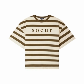 Ecru Kaki Adam Adam T-Shirt Stylish Look LightweightBlend