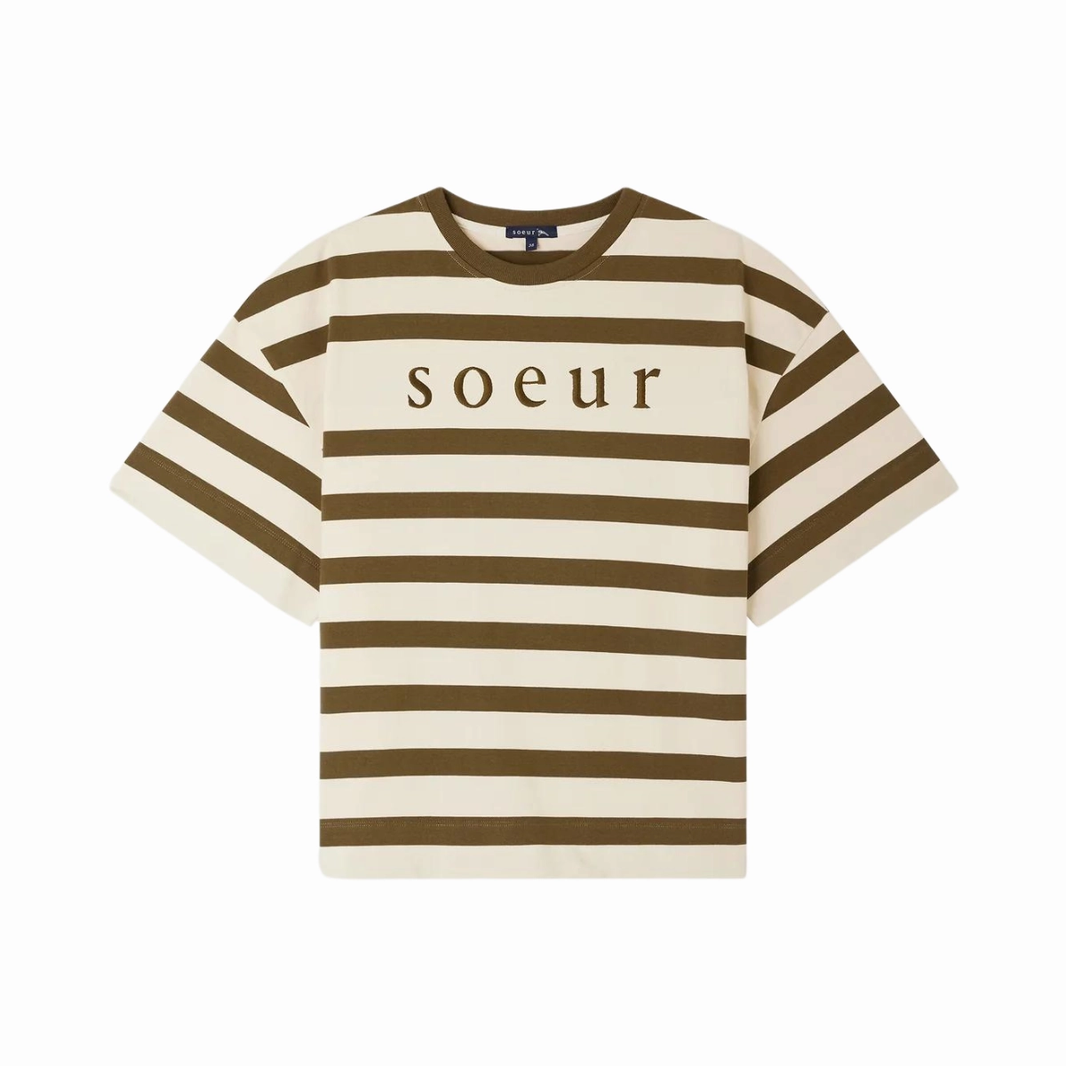 Ecru Kaki Adam Adam T-Shirt Stylish Look LightweightBlend