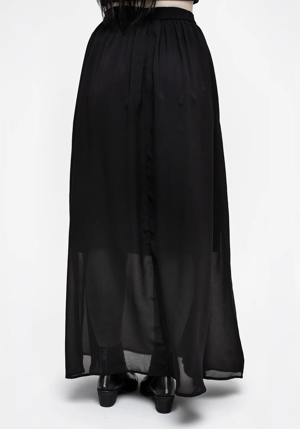 Eris Lace Up Maxi Skirt Boutique Exclusive Low Maintenance Fabric