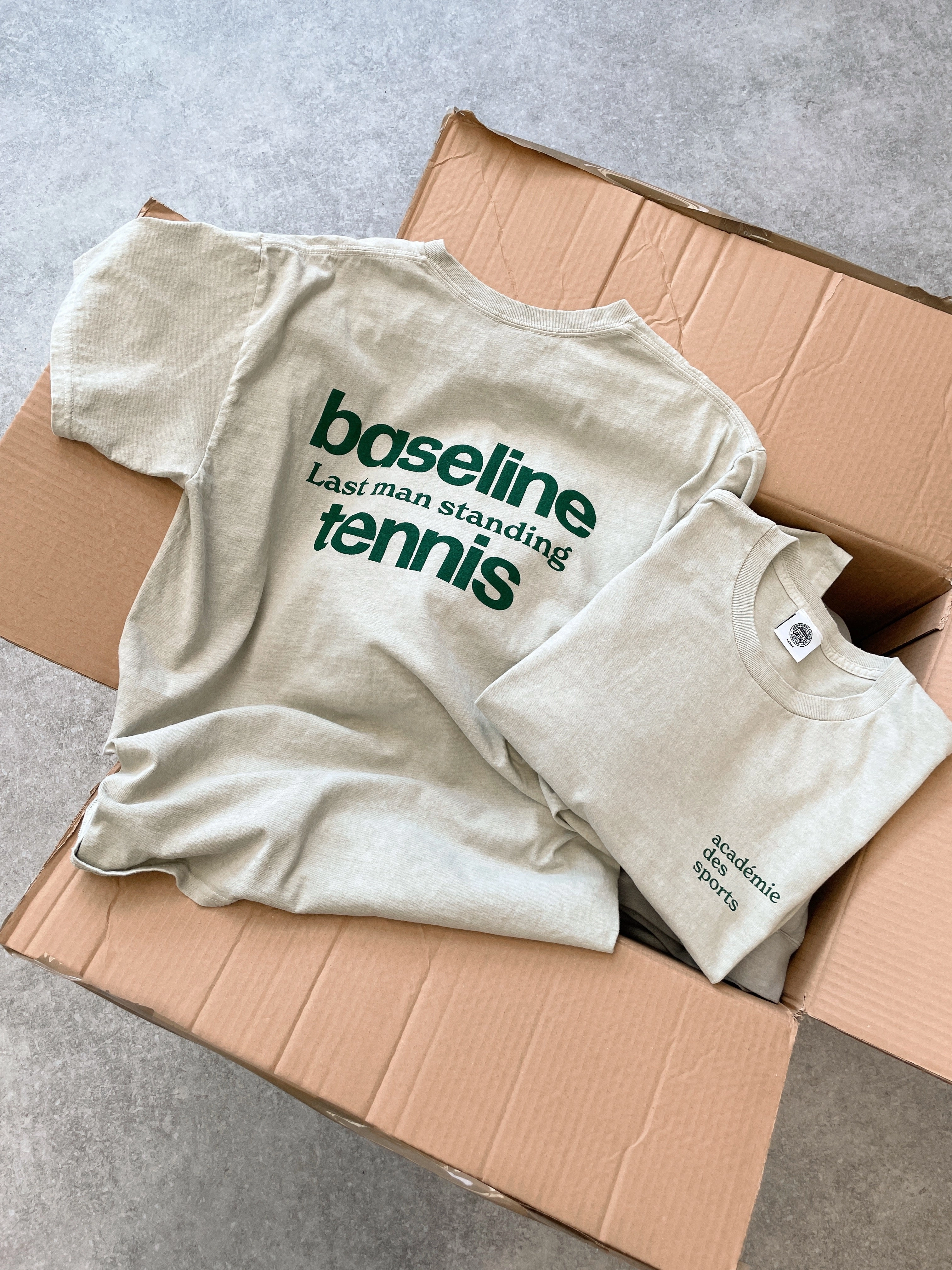 Vice 84 'Baseline' Tee - Vintage Washed Stone Light Casual Wear Anti-bacterial