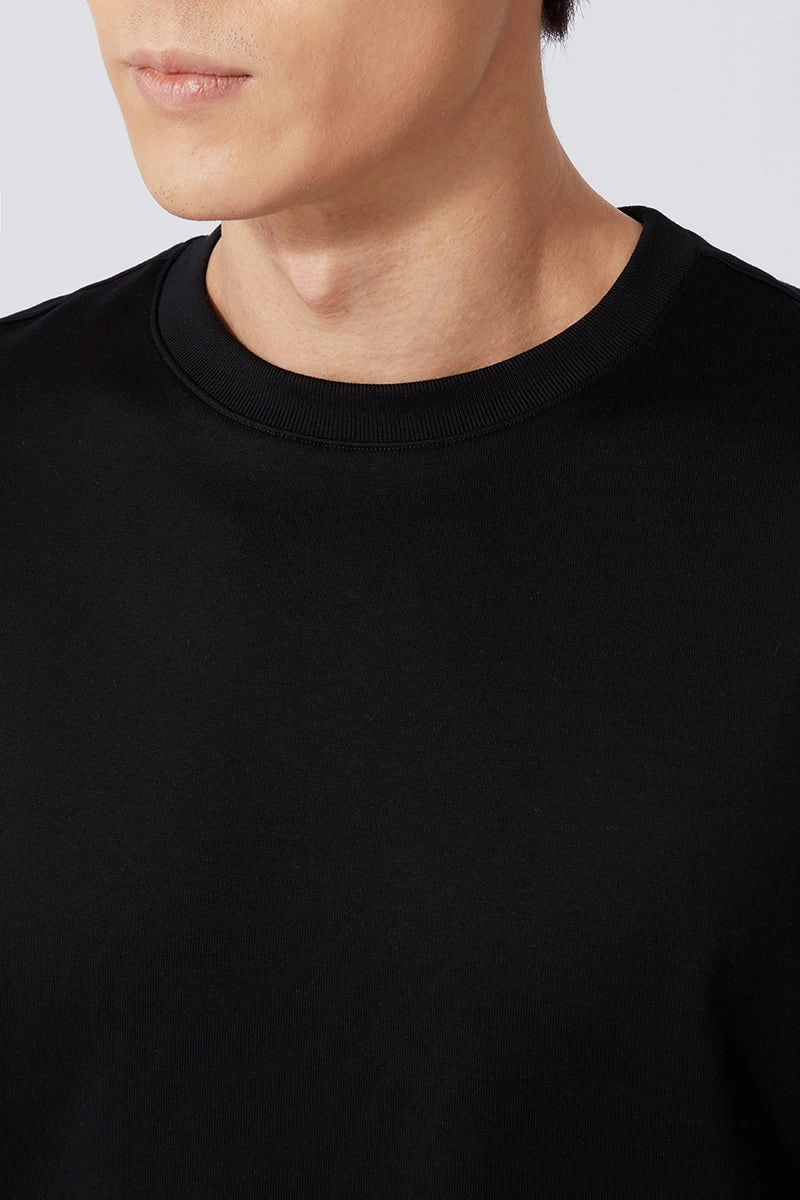 Top Rated Regal Crew Neck T-Shirt | Black BKFD01