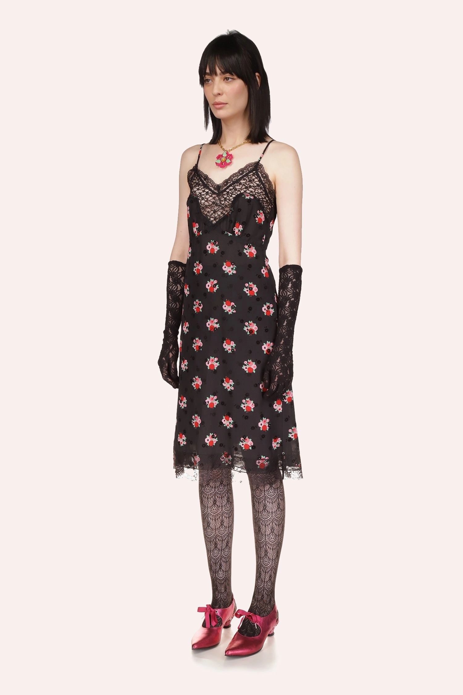 Stylish party wear Stylish Look Rosie Posie Slip Dress