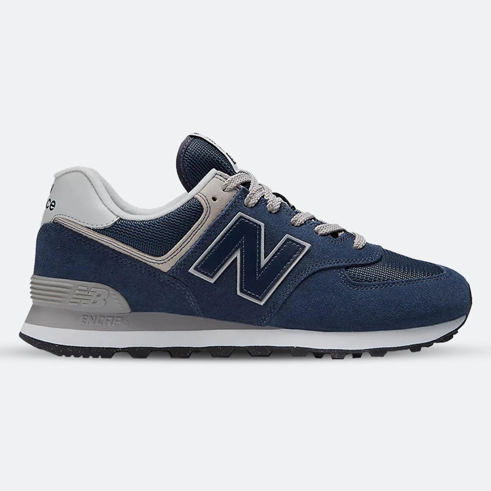 fabric upper shoes Men's Wide Fit New Balance ML574EVN Walking/Running Trainers - Exclusive - Navy ENCAP Width 4E