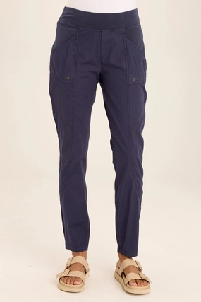 Dalia Slim Stretch Poplin Pant ReinforcedSeams Casual Movement