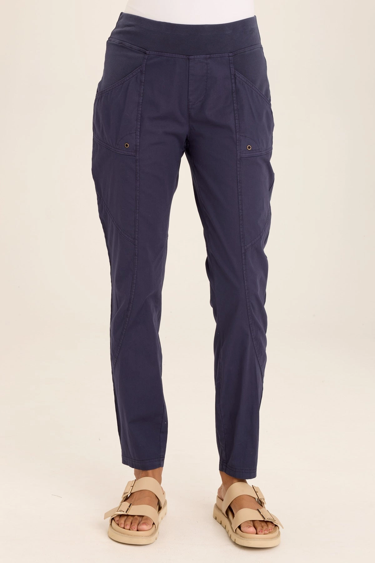 Timeless Layers Walk Friendly Dalia Slim Stretch Poplin Pant