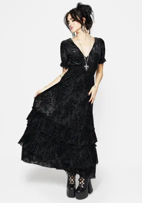 Modern Layers Lilias Devor?? Tiered Maxi Dress