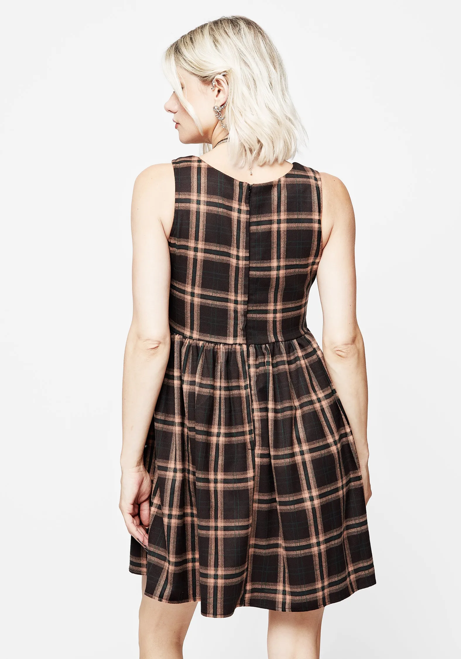 Ambrose Check Mini Dress Fall Comfort