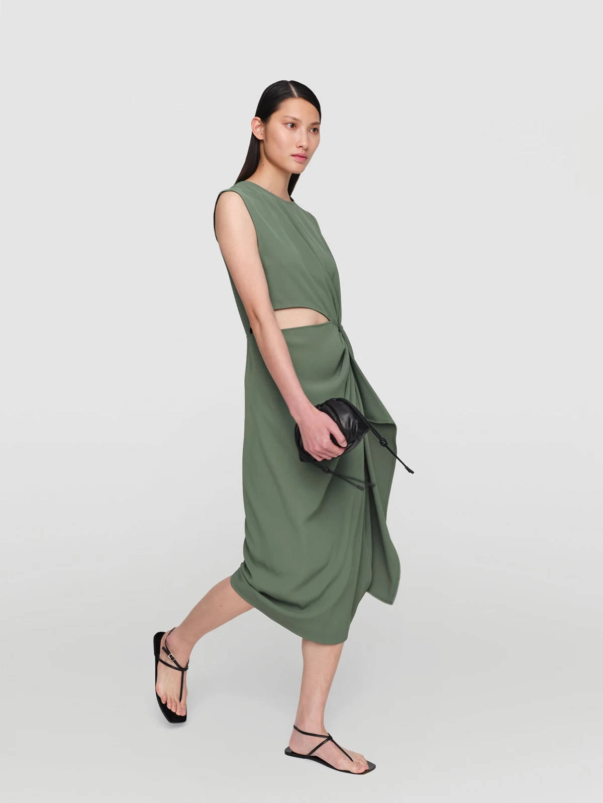 Quick Glam Work Favorite Pistachio Seymour Tri Acetate Dress