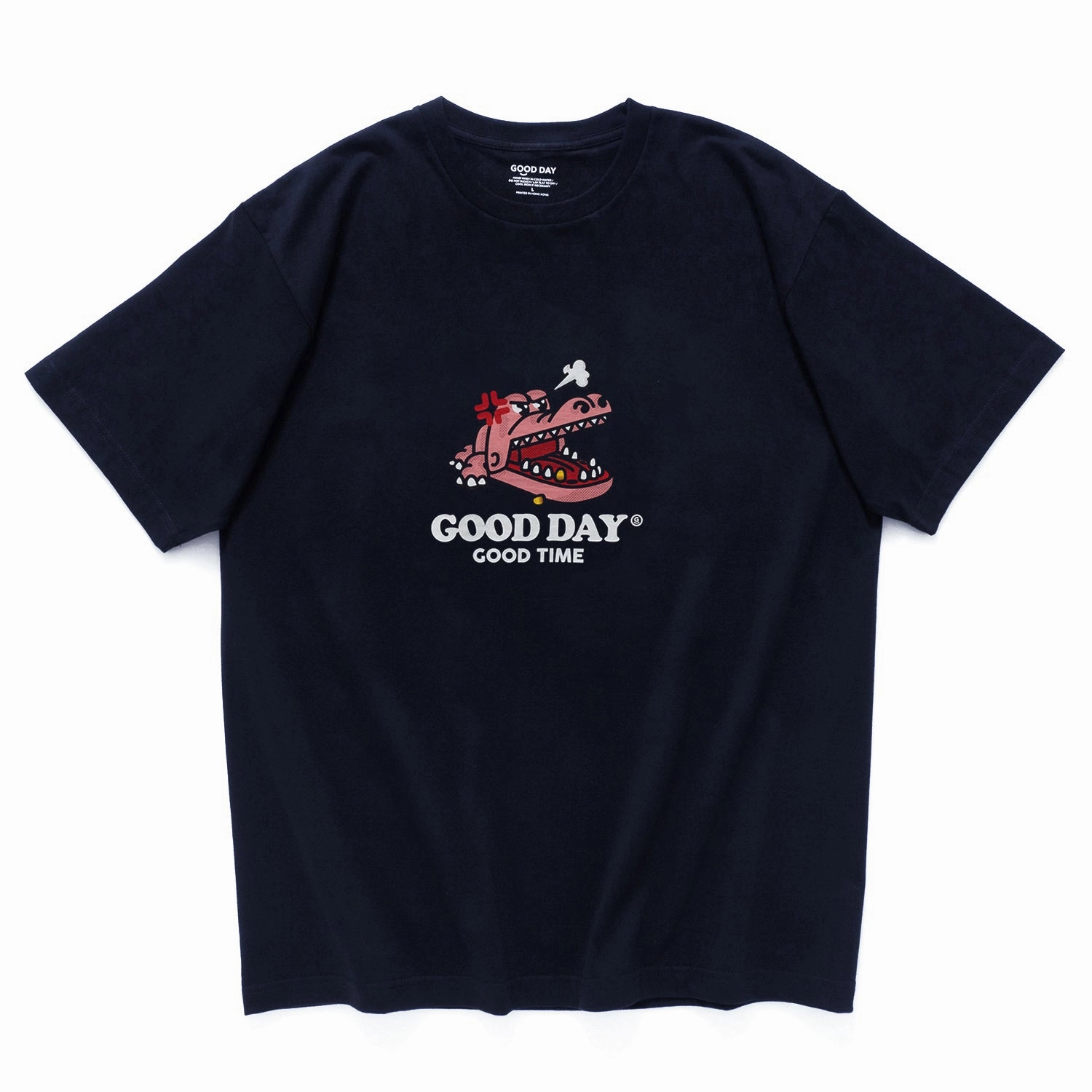 Comfy Style Light Design (ZT1113) Crocodile Teeth Graphic Tee