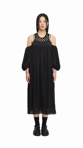 Cold Shoulder Dress Work Fitwear Flattering Wearable