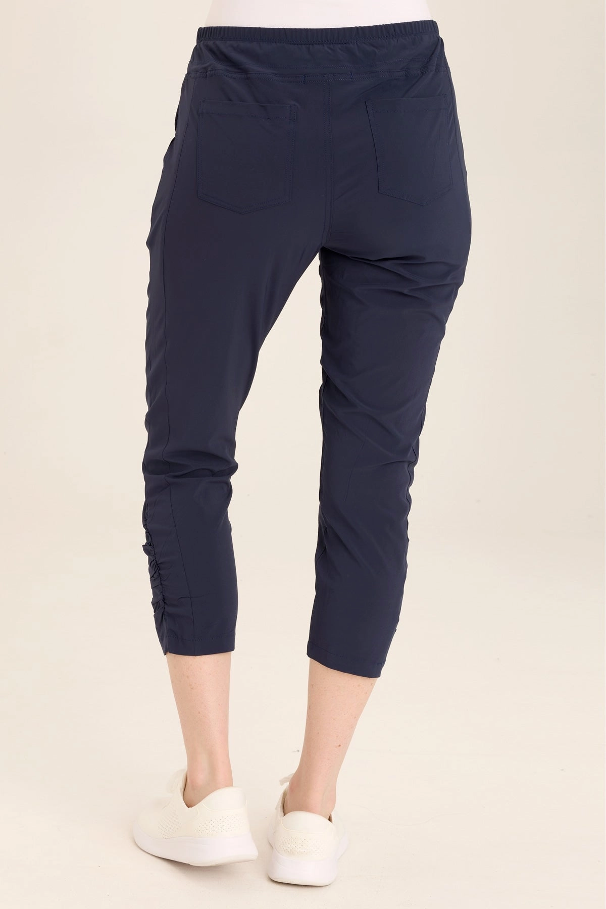 Motion Support Double Layer Aksana Whisper Stretch Ruched Active Slim Pant