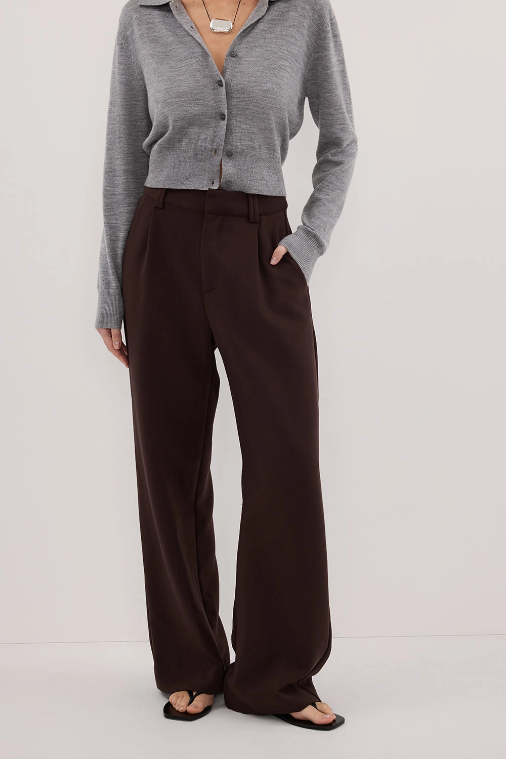 ELLE DARK CHOCOLATE PANT Versatile Comfort Cozy Feel