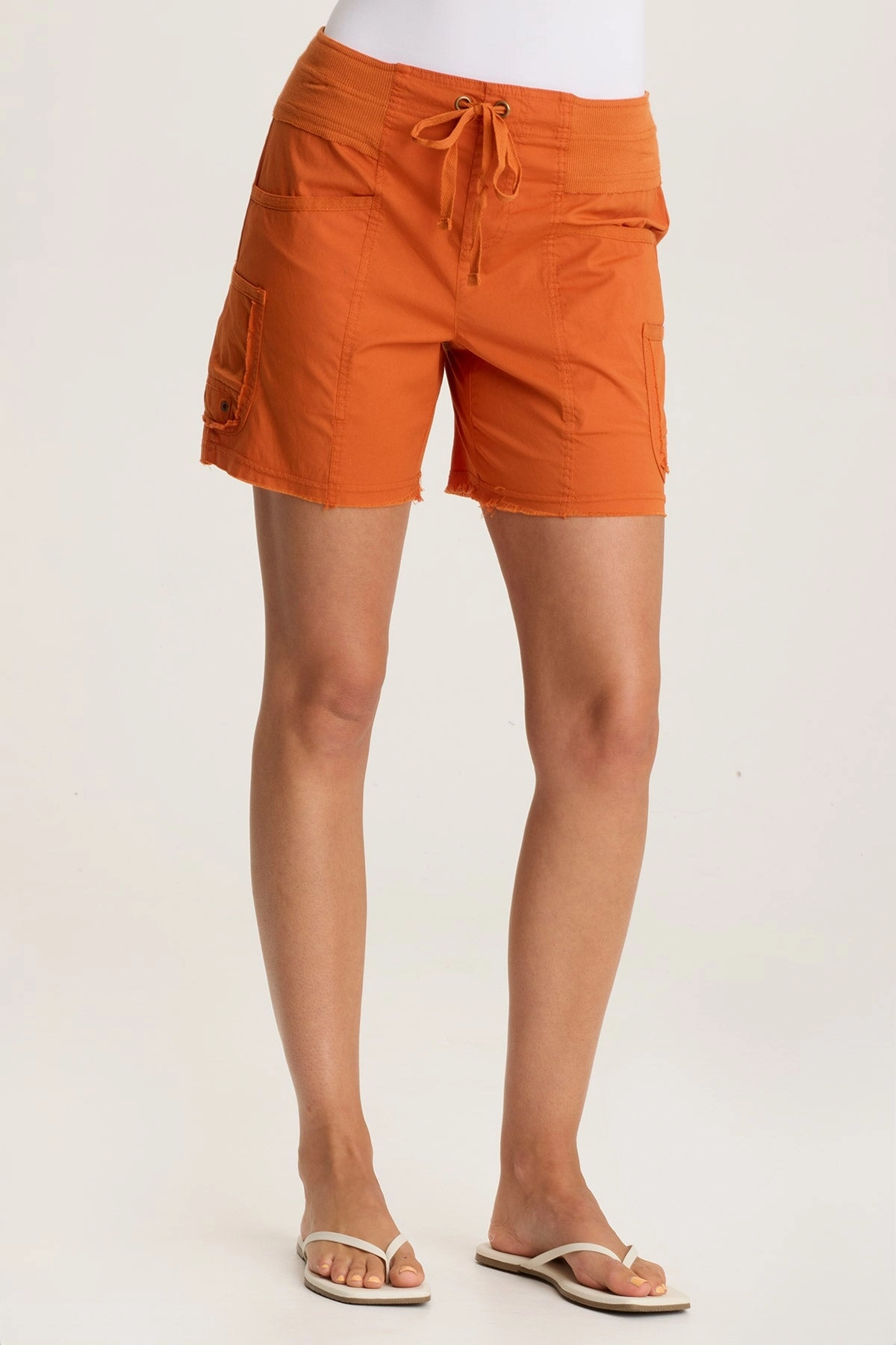 Classic Cut Erna Poplin Multi-Pocket Short