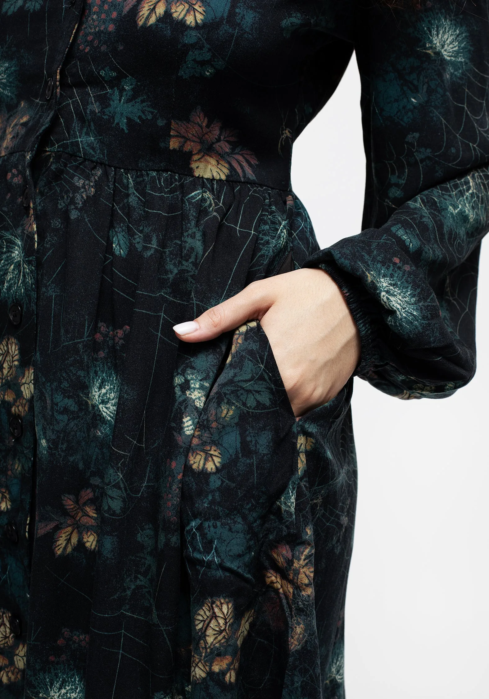 Emerging-Brand Blackthorn Button Up Mini Dress