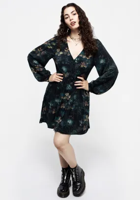 Blackthorn Button Up Mini Dress Flattering Lines Trendy Design
