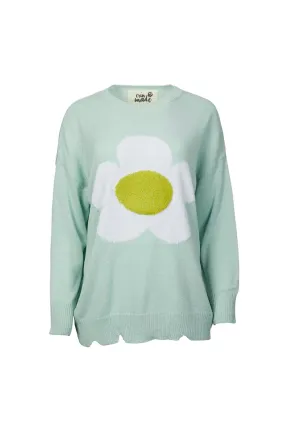 Petal Pullover In Light Blue Breathable mesh lining