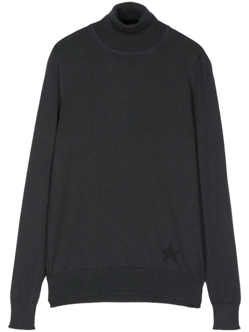 Side Slit Design Ultimate Layer Roll-Neck Jumper