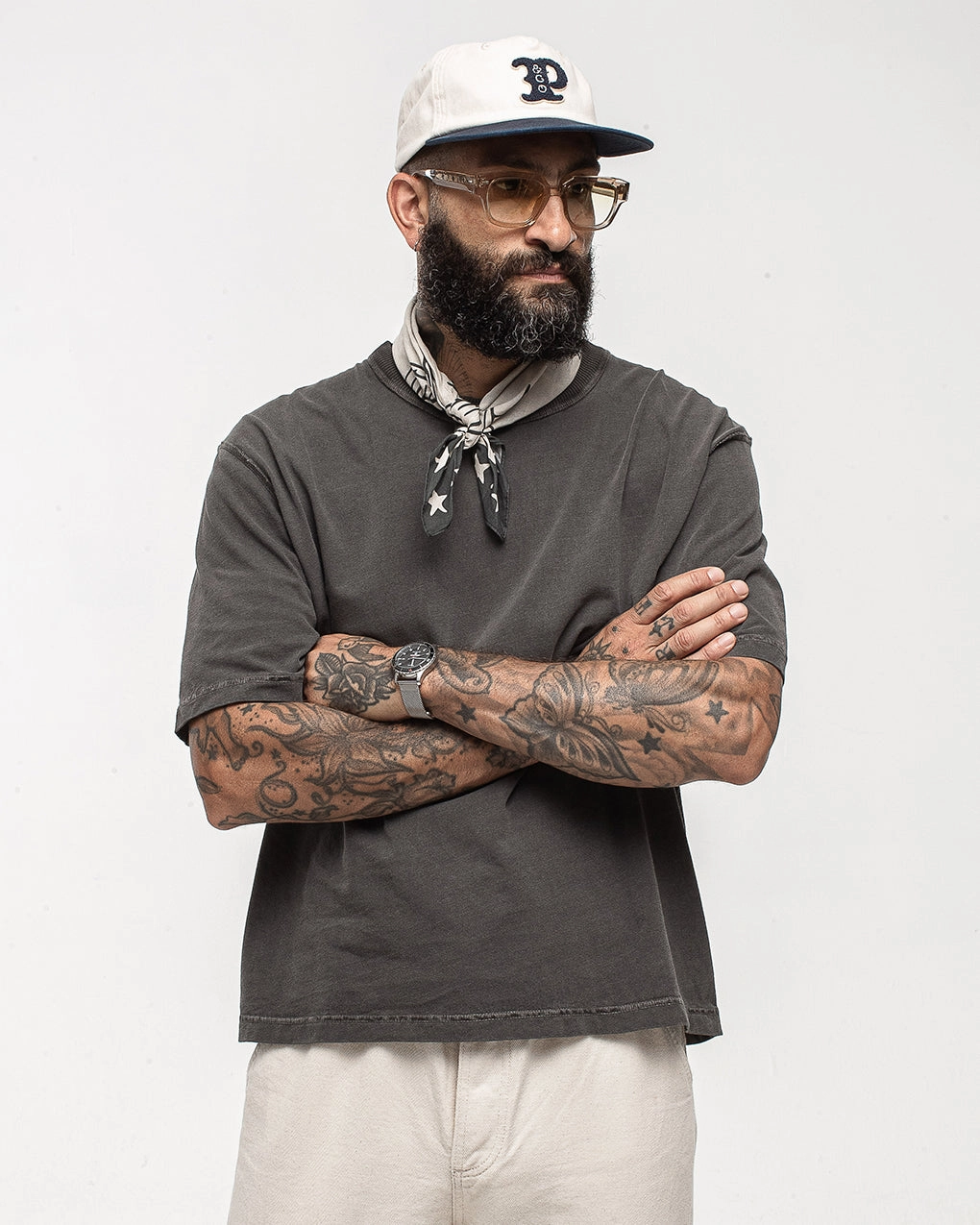 Street Ready Customizable Essential Boxy T-Shirt - Faded Black