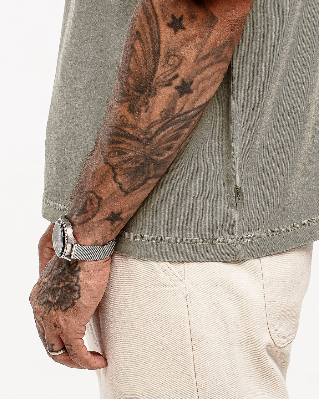 Essential Casual Essential Boxy T-Shirt - Faded Sage