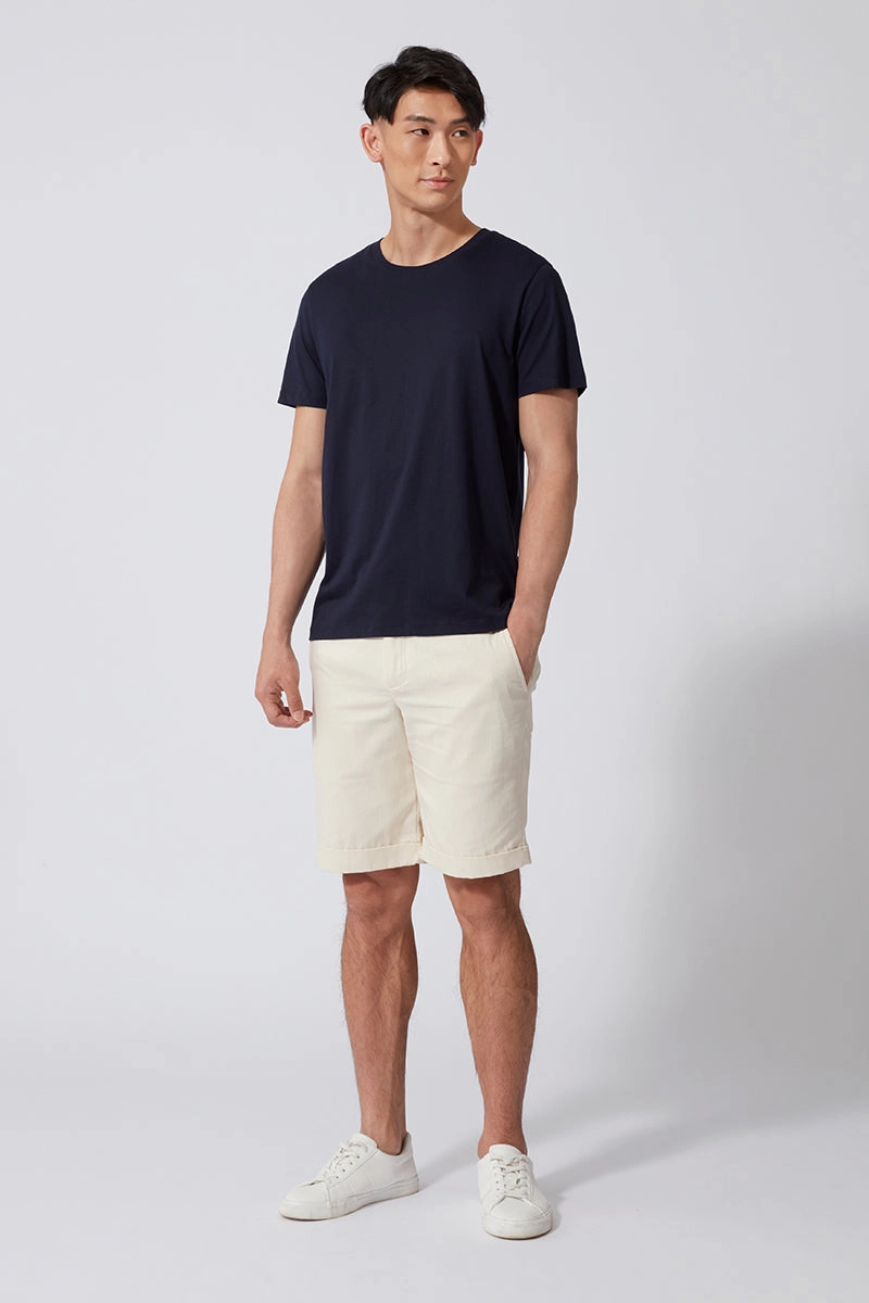Super Soft Crew Neck T-Shirt | Navy NNY096 Minimalist Look
