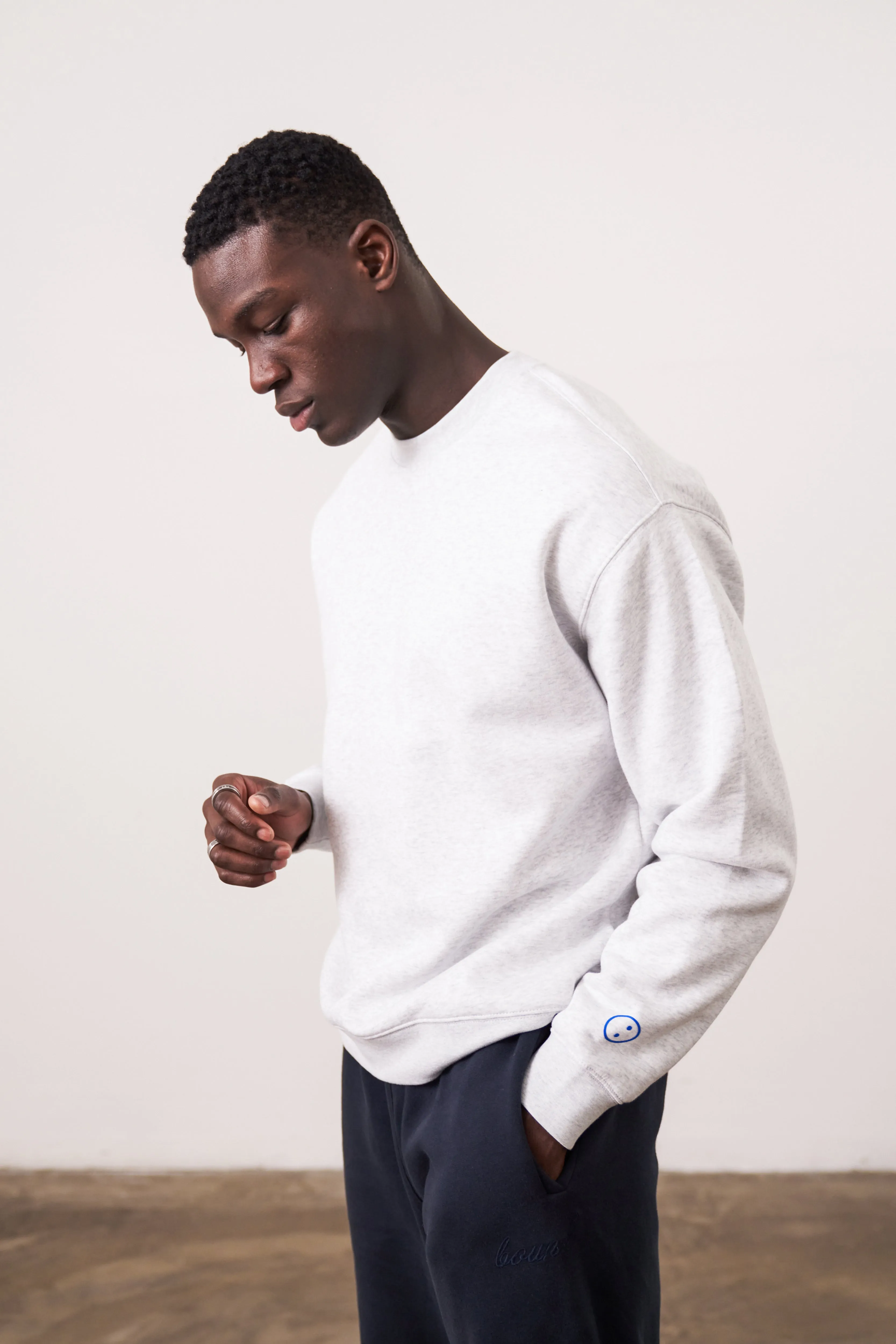 Cozy Piece Temperature Regulating Fibers Essentials Premium Sweater - Ash