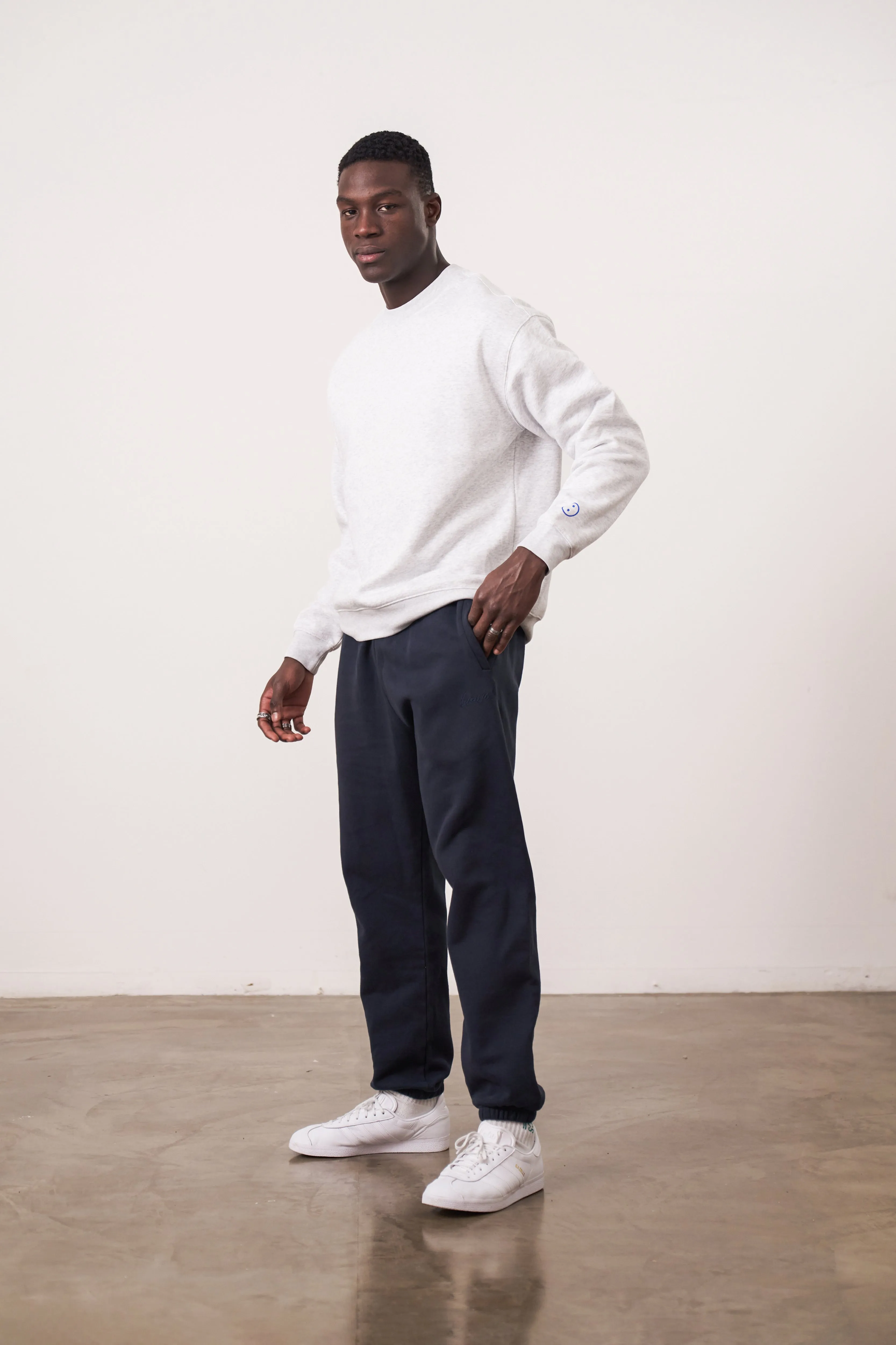 Essentials Premium Sweater - Ash Everyday Cozy Anti Pilling Treatment
