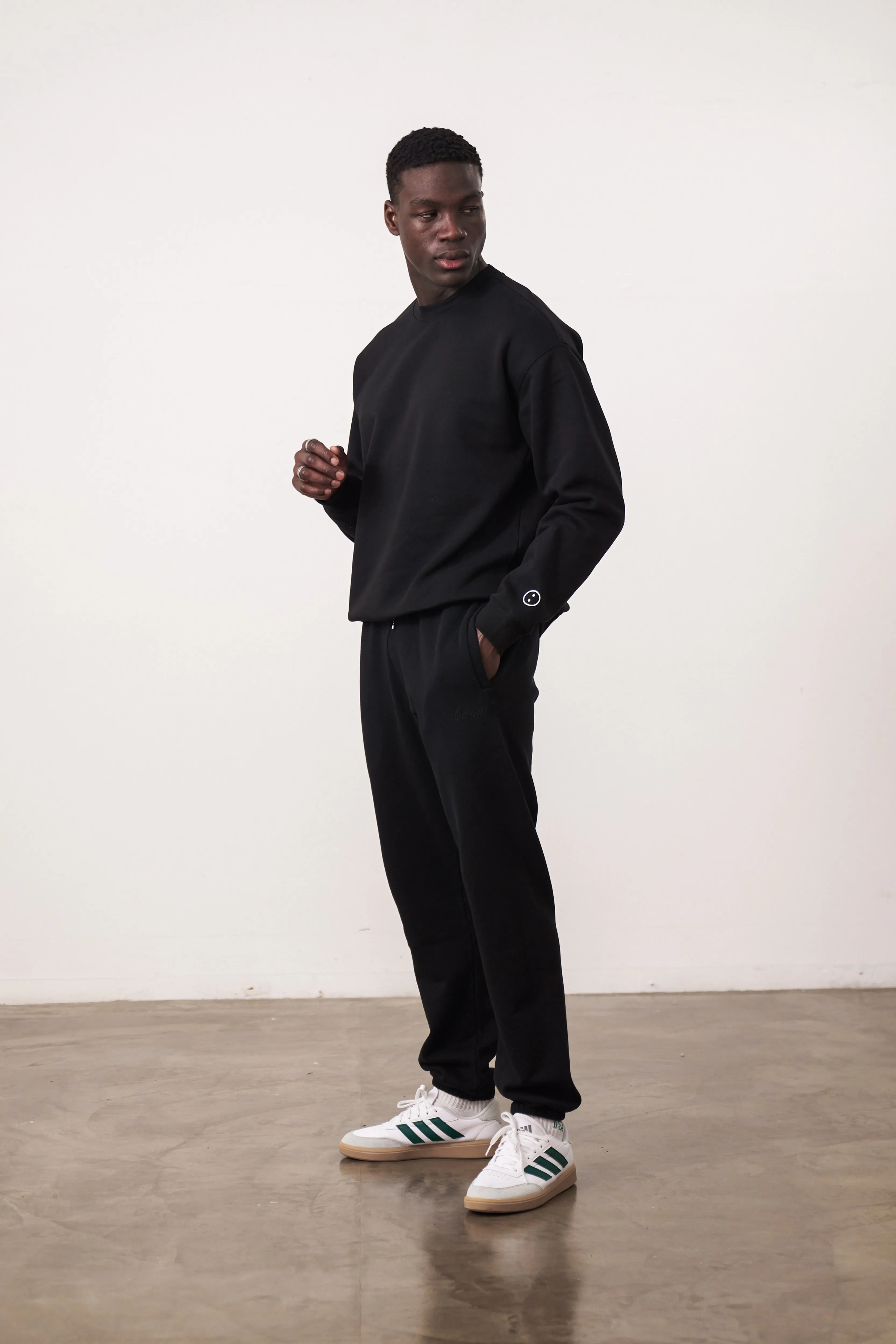 Essentials Premium Sweater - Black Odor Resistant Fabric