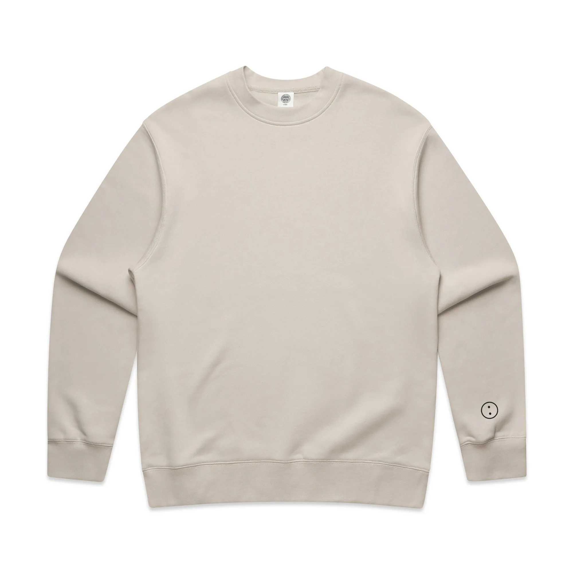 Elastic hem Essentials Premium Sweater - Bone