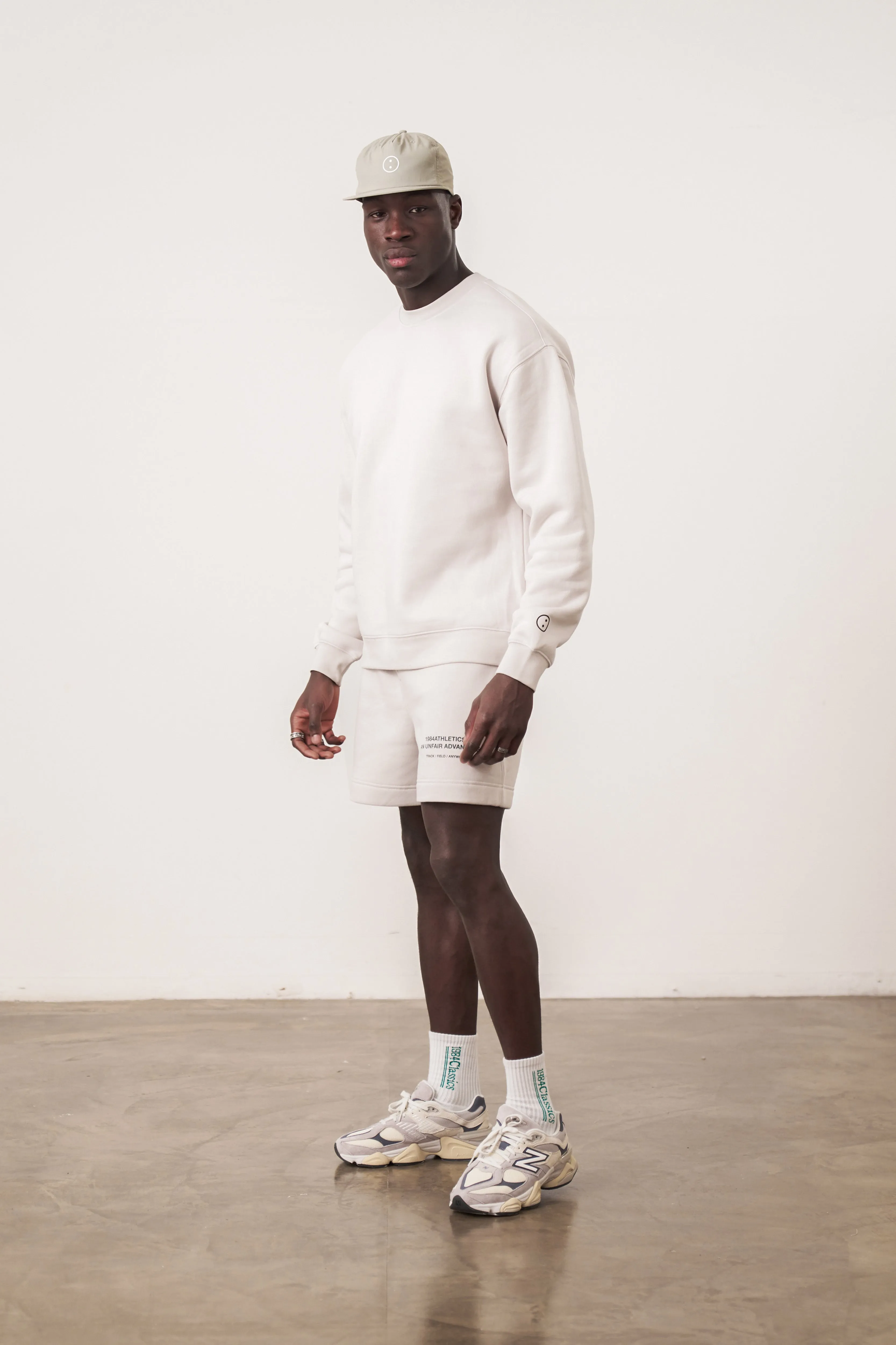 Essentials Premium Sweater - Bone Low Maintenance Care All Day Comfort Fit